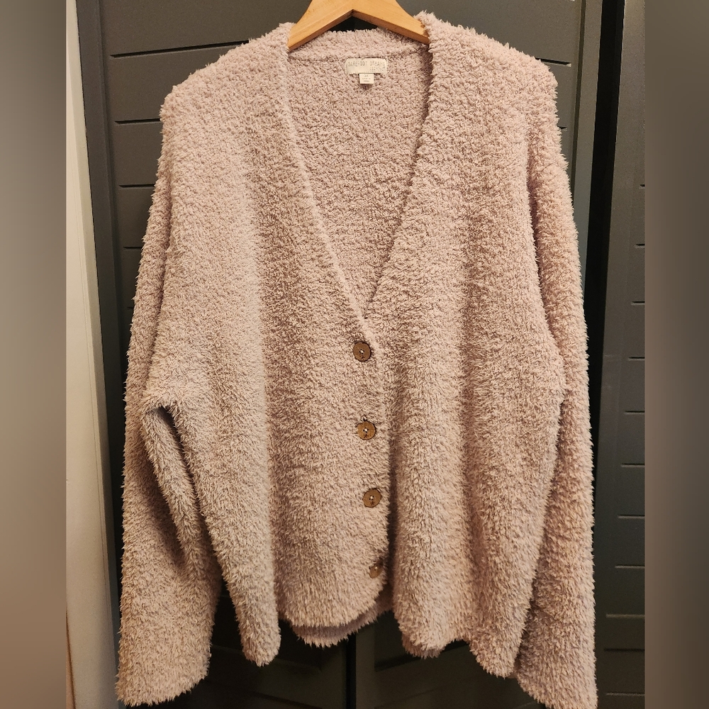Barefoot Dreams Cozychic cream cardigan, women's 3X